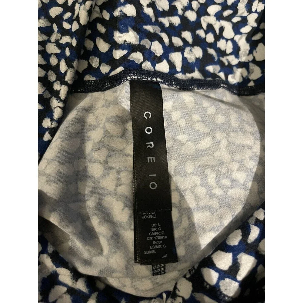 Core 10 Women High Waisted Yoga Shorts Size Large Hide Pocket